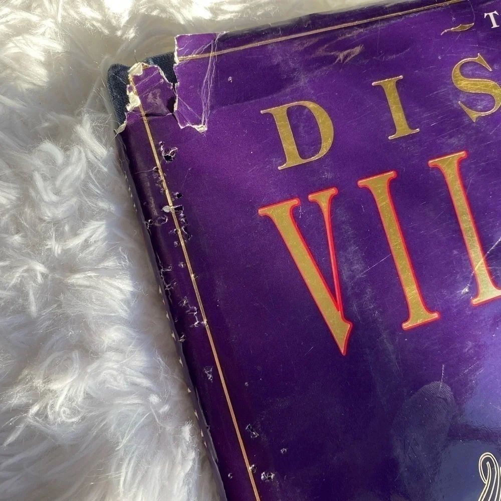1993 The Disney Villain Hardcover Book by Ollie Johnston & Frank Thomas